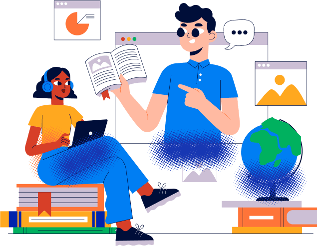 Why choose Niama LMS - illustrated graphic